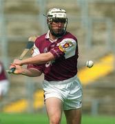 15 June 2002; Alan Kerins of Galway during the Guinness All-Ireland Senior Hurling Championship Qualifing Round 1 match between Galway and Down at Casement Park in Belfast. Photo by Damien Eagers/Sportsfile