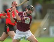 15 June 2002; Ollie Fahy of Galway during the Guinness All-Ireland Senior Hurling Championship Qualifing Round 1 match between Galway and Down at Casement Park in Belfast. Photo by Damien Eagers/Sportsfile