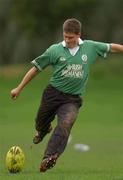 18 June 2002; Ronan O'Gara during an Ireland Rugby squad training session at The Teachers Eastern Rugby Club in Auckland, New Zealand. Photo by Matt Browne/Sportsfile