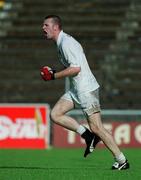 22 June 2002; Ronan Sweeney of Kildare celebrates after scoring his sides third goal during the Bank of Ireland Leinster Senior Football Championship Semi-Final Replay match between Kildare and Offaly at Nowlan Park in Kilkenny. Photo by Damien Eagers/Sportsfile