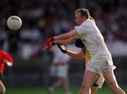 22 June 2002; Glenn Ryan of Kildare in action against Finbar Cullen of Offaly during the Bank of Ireland Leinster Senior Football Championship Semi-Final Replay match between Kildare and Offaly at Nowlan Park in Kilkenny. Photo by Damien Eagers/Sportsfile