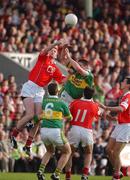 23 June 2002; Nicholas Murphy of Cork in action against Darragh î SŽ of Kerry during the Bank of Ireland Munster Senior Football Championship Semi-Final Replay match between Cork and Kerry at Páirc U’ Chaoimh in Cork. Photo by Brendan Moran/Sportsfile