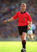 23 June 2002; Referee Pat McEnaney during the Bank of Ireland Leinster Senior Football Championship Semi-Final match between Dublin and Meath at Croke Park in Dublin. Photo by Ray McManus/Sportsfile