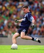 23 June 2002; Stephen Cluxton of Dublin during the Bank of Ireland Leinster Senior Football Championship Semi-Final match between Dublin and Meath at Croke Park in Dublin. Photo by Ray McManus/Sportsfile