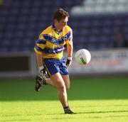 22 June 2002; Denis O'Driscoll of Clare during the Bank of Ireland All-Ireland Senior Football Championship Qualifying Round 2 match between Laois and Clare at O'Moore Park in Portlaoise, Laois. Photo by Aoife Rice/Sportsfile
