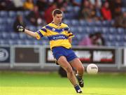 22 June 2002; Paul Hehir of Clare during the Bank of Ireland All-Ireland Senior Football Championship Qualifying Round 2 match between Laois and Clare at O'Moore Park in Portlaoise, Laois. Photo by Aoife Rice/Sportsfile