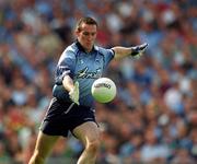 23 June 2002; Paddy Christie of Dublin during the Bank of Ireland Leinster Senior Football Championship Semi-Final match between Dublin and Meath at Croke Park in Dublin. Photo by Damien Eagers/Sportsfile
