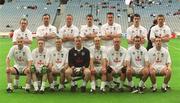23 June 2002; The Kildare panel prior to the Bank of Ireland Leinster Junior Football Championship Semi-Final match between Offaly and Kildare at Croke Park in Dublin. Photo by Damien Eagers/Sportsfile
