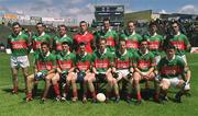23 June 2002; The Mayo panel prior to the Bank of Ireland All-Ireland Senior Football Championship Qualifier Round 2 between Mayo and Roscommon at MacHale Park in Castlebar, Mayo. Photo by David Maher/Sportsfile