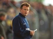 23 June 2002; Longford manager Denis Connerton during the Bank of Ireland All-Ireland Senior Football Championship Qualifier Round 2 match between Longford and Derry at Pearse Park in Longford. Photo by Aoife Rice/Sportsfile