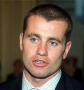 18 June 2002; Republic of Ireland goal-keeper Shay Given during a reception at çras an Uachtaráin prior to the Republic of Ireland homecoming in Phoenix Park, Dublin, following the 2002 FIFA World Cup Finals in South Korea and Japan. Photo by Pat Murphy/Sportsfile