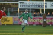 22 December 2001; Conor Sharpe of Ireland during the International Schools Friendly match between Ireland and Australia at Temple Hill in Cork. Photo by Matt Browne/Sportsfile