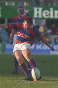 29 December 2001; Dave O'Brien of Clontarf during the Leinster Senior Cup Final match between Clontarf and County Carlow at Donnybrook in Dublin. Photo by Matt Browne/Sportsfile