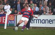 13 April 2002; Jimmy Dempsey of Clontarf during the AIB All Ireland League Division 1 Semi-Final match between Shannon and Clontarf at Thomond Park in Limerick. Photo by Matt Browne/Sportsfile