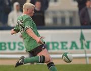 8 May 2002; Mark McHugh of Connacht during the Guinness Interprovincial Rugby Championship match between Connacht and Leinster at The Sportsground in Galway. Photo by Matt Browne/Sportsfile