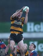 29 December 2001; Wesley Whitten of County Carlow during the Leinster Senior Cup Final match between Clontarf and County Carlow at Donnybrook in Dublin. Photo by Matt Browne/Sportsfile