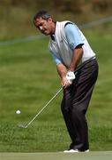 26 June 2002; Seve Ballesteros of Spain chips onto the 17th green during the Pro-Am round ahead of the Murphy's Irish Open at Fota Island Resort Golf Club in Cork. Photo by Damien Eagers/Sportsfile