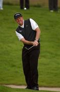 27 June 2002; Colin Montgomerie of Scotland chips onto the 14th green during day one of the Murphy's Irish Open at Fota Island Resort Golf Club in Cork. Photo by Damien Eagers/Sportsfile