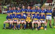 30 June 2002; The Tipperary panel prior to the Munster Minor Hurling Championship Final match between Cork and Tipperary at Páirc U’ Chaoimh in Cork. Photo by Ray McManus/Sportsfile