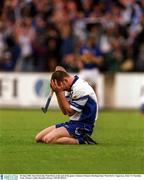 30 June 2002; Ken McGrath, Waterford, at the end of the game. Guinness Munster Hurling Final, Waterford v Tipperary, Pairc Ui Chaoimh, Cork. Picture credit; Brendan Moran / SPORTSFILE