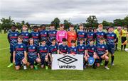 16 June 2017; The Dublin District Schoolboys League squad before the SFAI Umbro Kennedy Cup Final match between Dublin District Schoolboys League and Sligo-Leitrim at the University of Limerick in Limerick. Photo by Matt Browne/Sportsfile