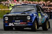 16 June 2017; Jonathan Pringle and Paul Sheridan, Ford Escort MK2, in action during SS1 Trentagh in the 2017 Joule Donegal International. Photo by Philip Fitzpatrick/Sportsfile