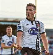 16 June 2017; Patrick McEleney of Dundalk celebrates after scoring his side's third goal during the SSE Airtricity League Premier Division match between Drogheda United and Dundalk at United Park in Drogheda, Co. Louth. Photo by David Maher/Sportsfile