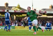 16 June 2017; Stephen Dooley of Cork City celebrates after scoring his side's second goal during the SSE Airtricity League Premier Division match between Cork City and Limerick FC at Turner's Cross in Cork. Photo by Eóin Noonan/Sportsfile