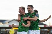 16 June 2017; Stephen Dooley of Cork City celebrates with team mate Gearóid Morrissey after scoring his side's second goal during the SSE Airtricity League Premier Division match between Cork City and Limerick FC at Turner's Cross in Cork. Photo by Eóin Noonan/Sportsfile