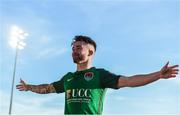 16 June 2017; Sean Maguire of Cork City celebrates after scoring his side's third goal during the SSE Airtricity League Premier Division match between Cork City and Limerick FC at Turner's Cross in Cork. Photo by Eóin Noonan/Sportsfile