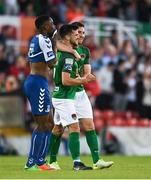16 June 2017; Jimmy Keohane, front, celebrates with team mate Gearóid Morrissey of Cork City after scoring his side's fourth goal during the SSE Airtricity League Premier Division match between Cork City and Limerick FC at Turner's Cross in Cork. Photo by Eóin Noonan/Sportsfile