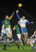 4 February 2012; Neil McAdam, Monaghan, in action against Brian Meade, Meath. Allianz Football League, Division 2, Round 1, Meath v Monaghan, Pairc Tailteann, Navan, Co. Meath. Photo by Sportsfile