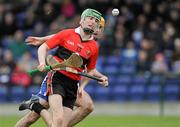 5 February 2012; Brian O'Sullivan, UCC, in action against Christopher Ryan, Waterford. Waterford Crystal Cup Hurling, Quarter-Final, Waterford v UCC, WIT Sportsgrounds, Waterford. Picture credit: Matt Browne / SPORTSFILE