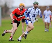 5 February 2012; Paul O'Brien, Waterford, in action against Seamus Corry, UCC. Waterford Crystal Cup Hurling, Quarter-Final, Waterford v UCC, WIT Sportsgrounds, Waterford. Picture credit: Matt Browne / SPORTSFILE