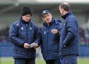 5 February 2012; Waterford manager Michael Ryan with selectors Nicky Cashin, left, and Br. Phil Ryan, right, before the game against UCC. Waterford Crystal Cup Hurling, Quarter-Final, Waterford v UCC, WIT Sportsgrounds, Waterford. Picture credit: Matt Browne / SPORTSFILE