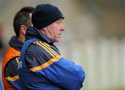 5 February 2012; The Wicklow manager Harry Murphy watches the first half. Allianz Football League, Division 4, Round 1, Kilkenny v Wicklow, Freshford GAA Grounds, Freshford, Co. Kilkenny. Picture credit: Ray McManus / SPORTSFILE