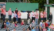 16 June 2017; Derry City fans during the SSE Airtricity League Premier Division match between Bray Wanderers and Derry City at the Carlisle Grounds in Bray, Co Wicklow. Photo by Piaras Ó Mídheach/Sportsfile