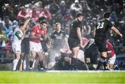 17 June 2017; Conor Murray of the British & Irish Lions celebrates after teammate Maro Itoje scored their side's second try during the match between the Maori All Blacks and the British & Irish Lions at Rotorua International Stadium in Rotorua, New Zealand. Photo by Stephen McCarthy / SPORTSFILE