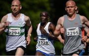 17 June 2017; Last year's winner Peter Somba of Dunboyne AC, Co Meath, approaching the 2 mile marker during Irish Runner 5 Mile at the Phoenix Park in Dublin. Photo by Sam Barnes/Sportsfile