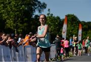 17 June 2017; Laura Shaughnessy on her way to winning the women's race whilst competing in the Irish Runner 5 Mile at the Phoenix Park in Dublin. Photo by Sam Barnes/Sportsfile