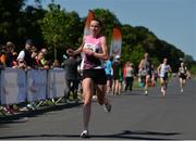 17 June 2017; Siobhan O'Doherty on her way to finishing second in the women's race whilst competing in the Irish Runner 5 Mile at the Phoenix Park in Dublin. Photo by Sam Barnes/Sportsfile