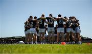 17 June 2017; Westmeath players in a huddle before the Leinster GAA Football Senior Championship Quarter-Final Replay match between Westmeath and Offaly at TEG Cusack Park in Mullingar, Co Westmeath. Photo by Piaras Ó Mídheach/Sportsfile