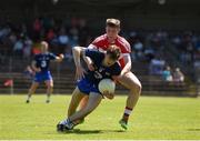 17 June 2017; Fearghal O'Cuirrín of Waterford in action against Michael McEvoy of Derry during the GAA Football All-Ireland Senior Championship Round 1A match between Waterford and Derry at Fraher Field in Dungarvan, Co Waterford. Photo by Eóin Noonan/Sportsfile