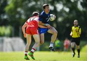 17 June 2017; Tom Prendergast of Waterford in action against Jason Curry of Derry during the GAA Football All-Ireland Senior Championship Round 1A match between Waterford and Derry at Fraher Field in Dungarvan, Co Waterford. Photo by Eóin Noonan/Sportsfile
