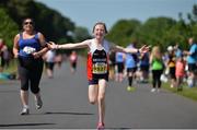 17 June 2017 Edel Murphy of Shercock AC, Co Cavan, competing in the Irish Runner 5 Mile at the Phoenix Park in Dublin. Photo by Sam Barnes/Sportsfile