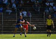 17 June 2017; Danny Heavron of Derry in action against Frank Galvin of Waterford during the GAA Football All-Ireland Senior Championship Round 1A match between Waterford and Derry at Fraher Field in Dungarvan, Co Waterford. Photo by Eóin Noonan/Sportsfile