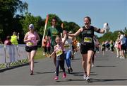 17 June 2017; Runners competing in the fun run during the Irish Runner 5 Mile at the Phoenix Park in Dublin. Photo by Sam Barnes/Sportsfile