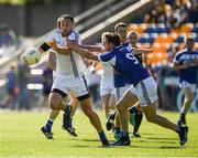 17 June 2017; Anthony McLoughlin of Wicklow in action against Brendan Quigley of Laois during the GAA Football All-Ireland Senior Championship Round 1A match between Wicklow and Laois at Joule Park in Aughrim, Co Wicklow. Photo by Ray McManus/Sportsfile