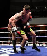 17 June 2017; Craig Evans, right, in action against Stephen Ormond during their WBO European lightweight title bout at the Battle of Belfast Fight Night at the Waterfront Hall in Belfast. Photo by Ramsey Cardy/Sportsfile