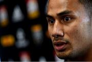 18 June 2017; Toni Pulu during a Chiefs press conference in Hamilton, New Zealand. Photo by Stephen McCarthy/Sportsfile